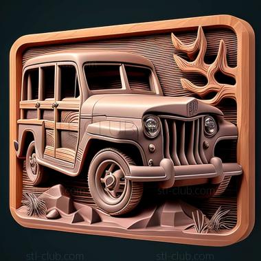 3D модель Willys Jeep Wagon (STL)